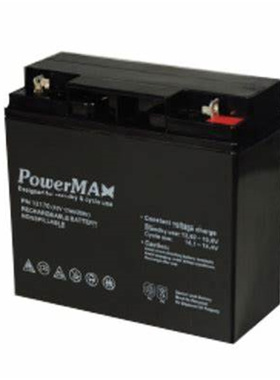 POWERMAX蓄电池 PM12170 12V17AH/20HR 免维护铅酸电池
