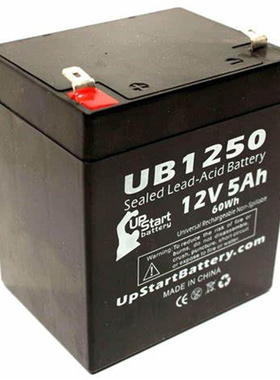 UPSTART BATTERY蓄电池 UB1250 12V5AH 免维护可充电电池