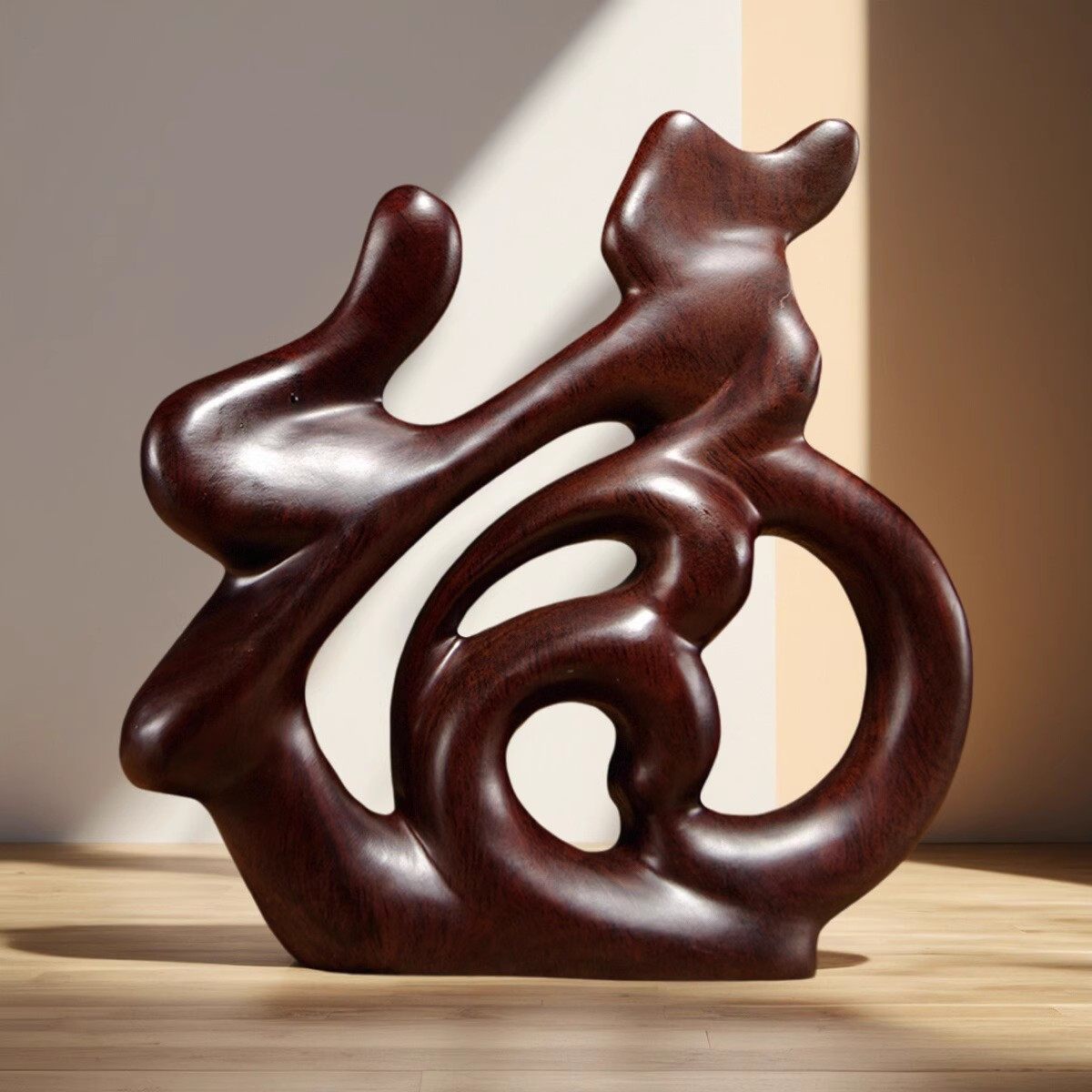 黑檀木雕福字摆件家居玄关装饰工艺品福气临门客厅酒柜电视柜摆件,家居饰品,装饰摆件,淘宝优惠券,粉丝福利购,淘宝优惠卷