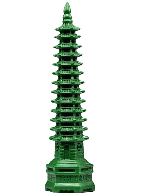 实木十三层文昌塔家居摆件工艺品