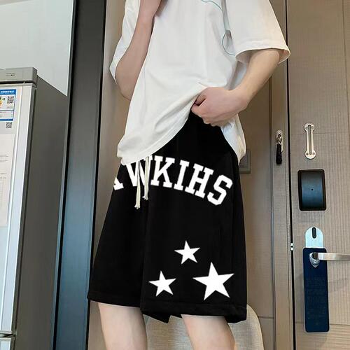 大码短裤男2023夏季潮牌宽松休闲