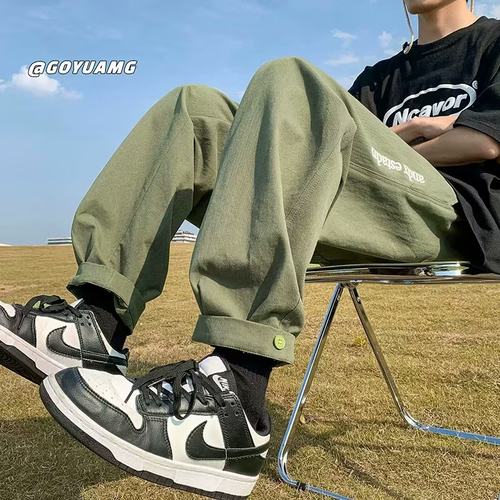 工装裤子男款春秋美式潮牌宽松