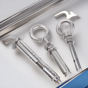 304不锈钢吊环膨胀挂钩螺丝大全万能热水器膨胀螺栓拉爆M6M8M10mm