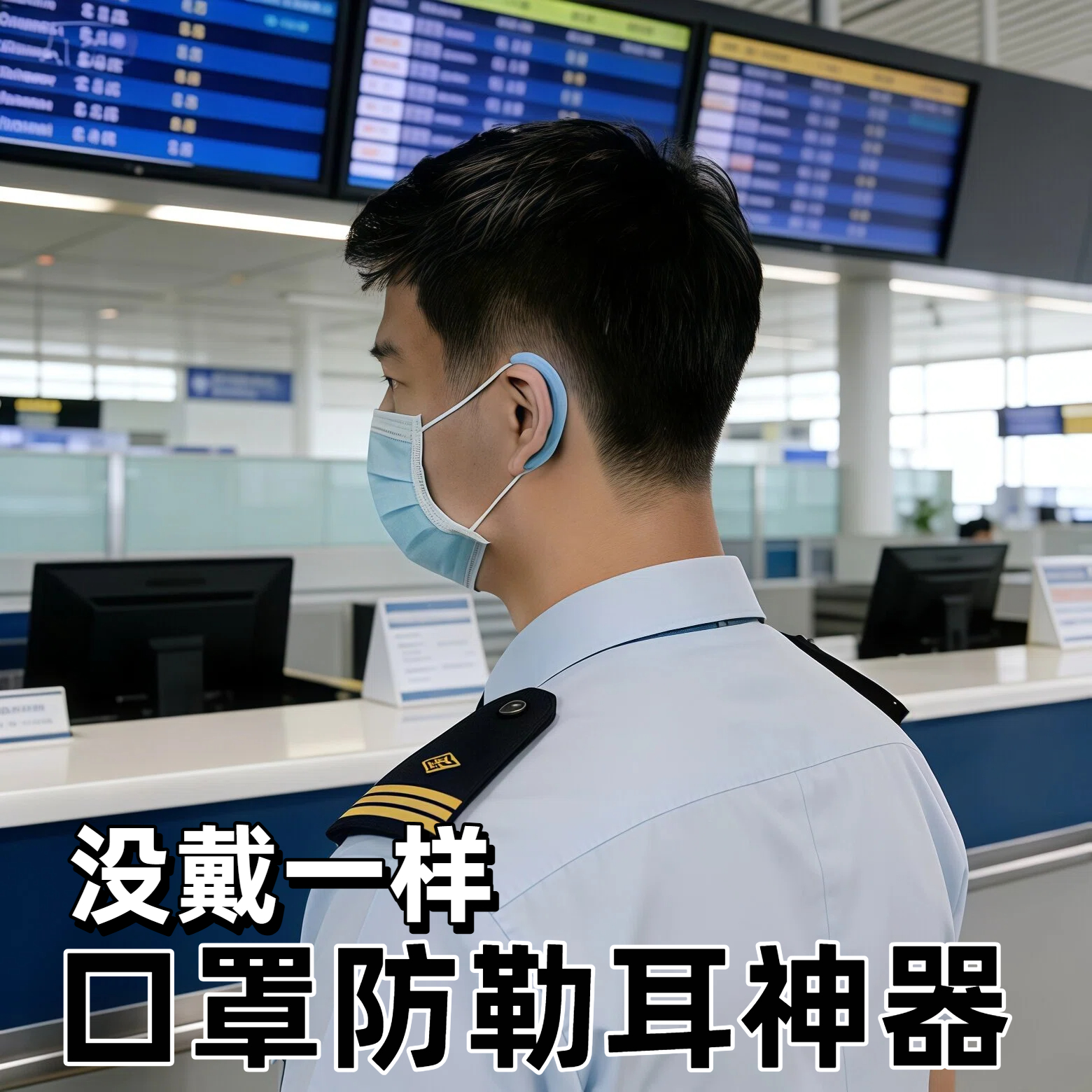 口罩防勒耳神器防勒夹儿童