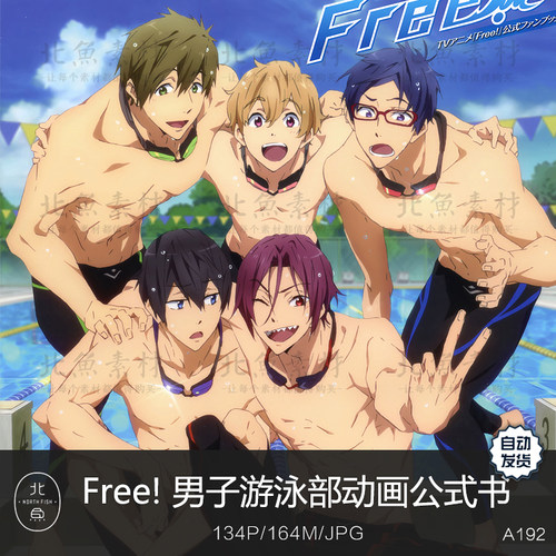 Free!男子游泳部动画公式书设定集 角色人设原画手稿资料CG美术参