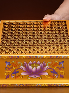 佛像底座垫高家用合金景泰蓝莲花