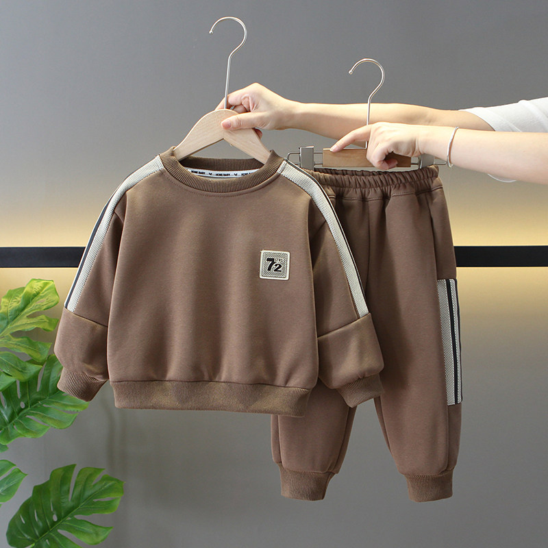 男童冬装套装2025新款儿童装洋气时髦加绒卫衣宝宝酷帅冬季两件套,童装/婴儿装/亲子装,套装,淘宝优惠券,粉丝福利购,淘宝优惠卷