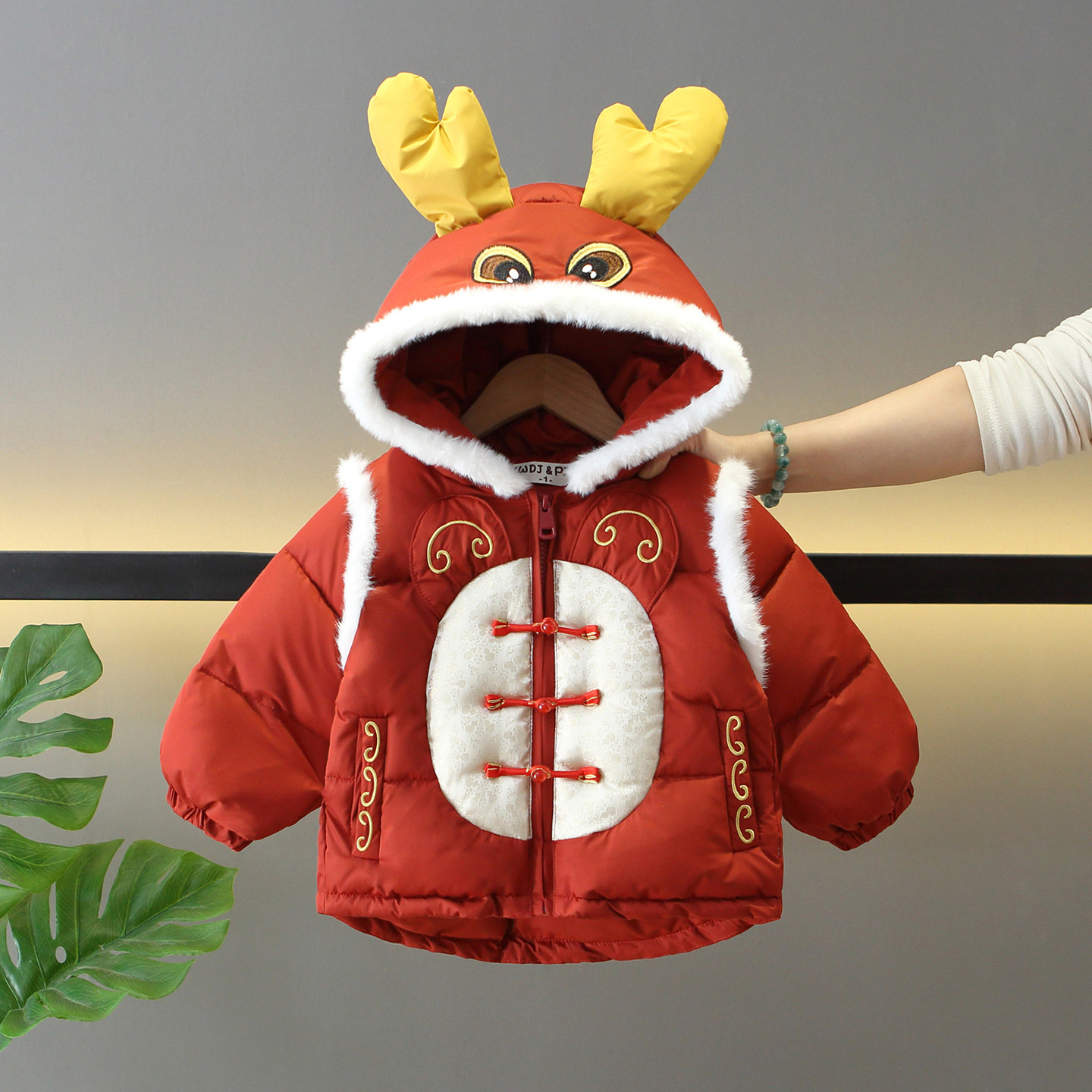 男童拜年服中国风唐装汉服儿童喜庆过年衣服宝宝加绒加厚棉服外套,童装/婴儿装/亲子装,棉袄/棉服,淘宝优惠券,粉丝福利购,淘宝优惠卷