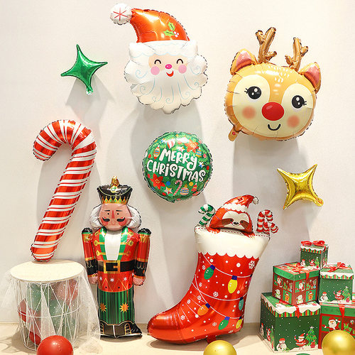 圣诞节装饰品主题铝膜气球