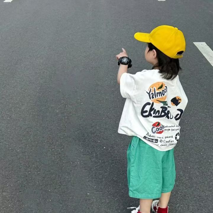 男女童纯棉短袖T恤儿童圆领上衣中小童装新款吸汗宝宝打底衫韩版