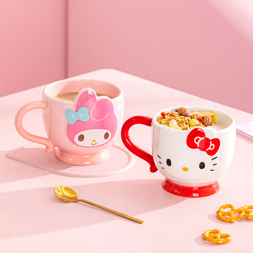 HelloKitty陶瓷大容量早餐杯子