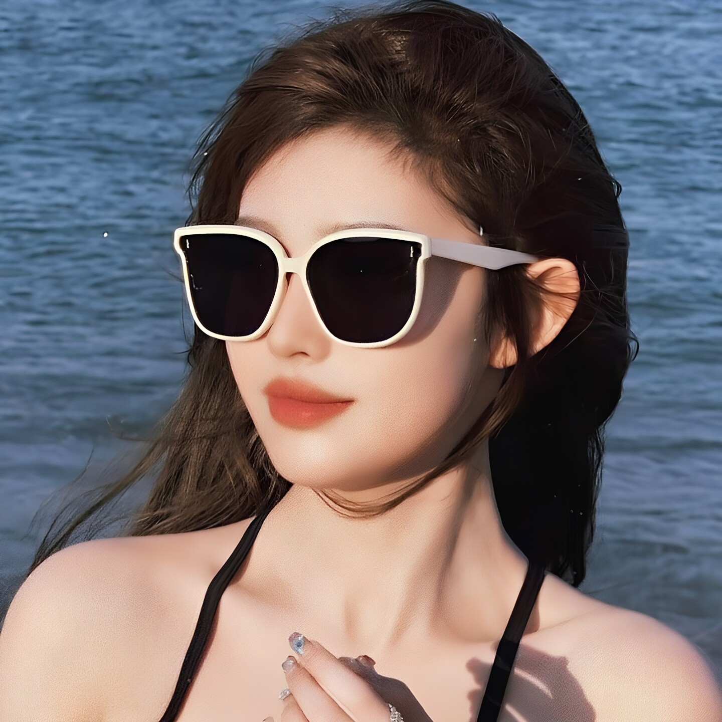 墨镜女高级感时尚方框太阳镜网红