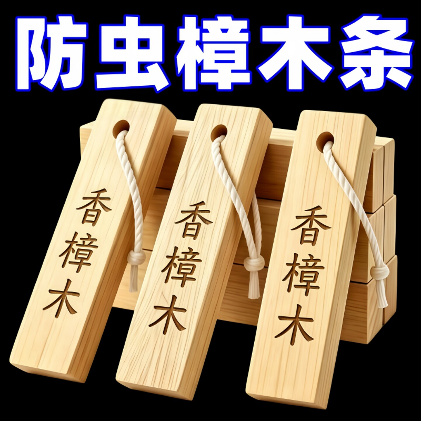 樟木条天然香樟脑丸卧室衣柜防潮防霉防虫芳香去味家用驱虫防蟑螂