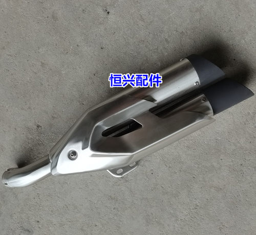 适用于502C机车配件大魔鬼BJ500-6A消音器排气管烟囱消音器筒体