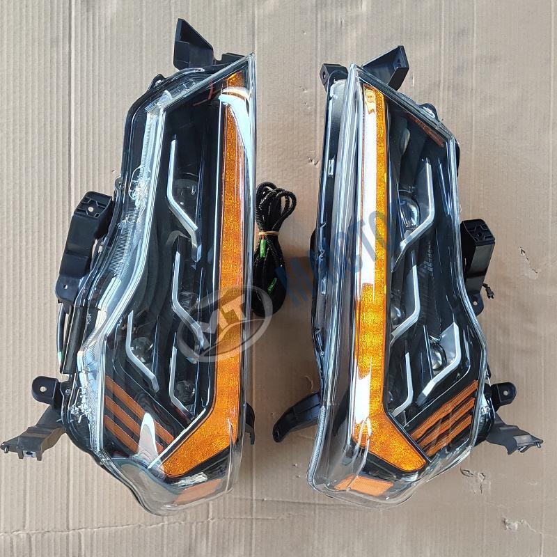 汽车LED大灯适用于丰田超霸4runner改装款大灯带动态转向灯