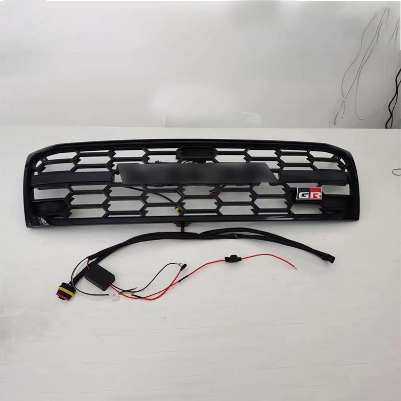 适用于98-07年款丰田兰德酷路泽FJ100LC100中网TRD中网GR中网带灯