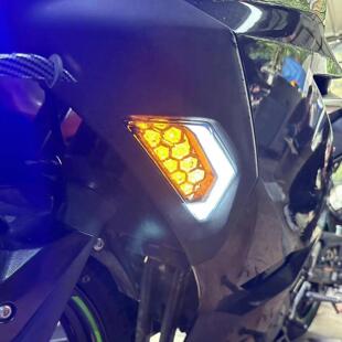 LED 日行灯 250 650 忍者 400 Ninja 300 前转向灯 适用 改装 川崎
