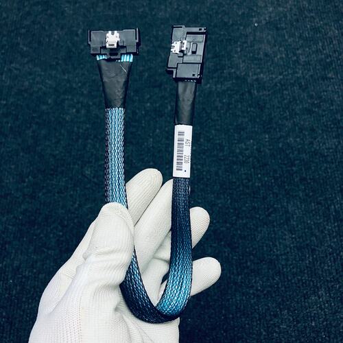 议价安费诺AMPHENOL MCIO 8X直头转MCIO 8X 5.0 弯头转接线