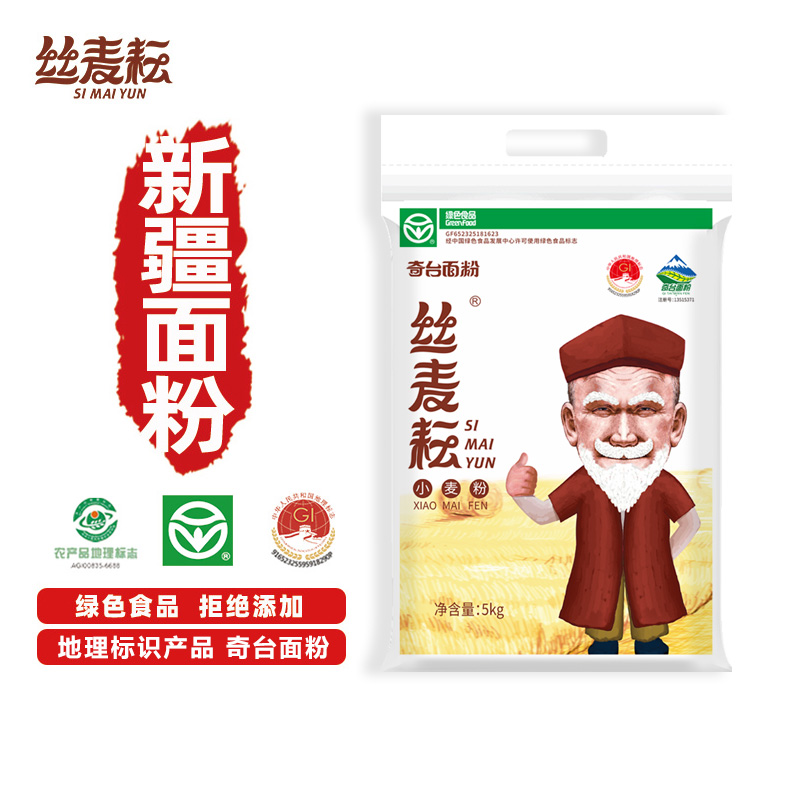 丝麦耘面粉特一等粉中新疆奇台