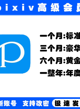 pixiv 高级会员 p站 代充 二次元插画图片