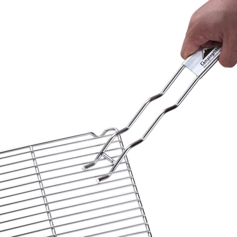 夹子烤肉烧烤网叉子不锈钢夹网烤网专用挑烤烧烤柯曼工具起子韩式