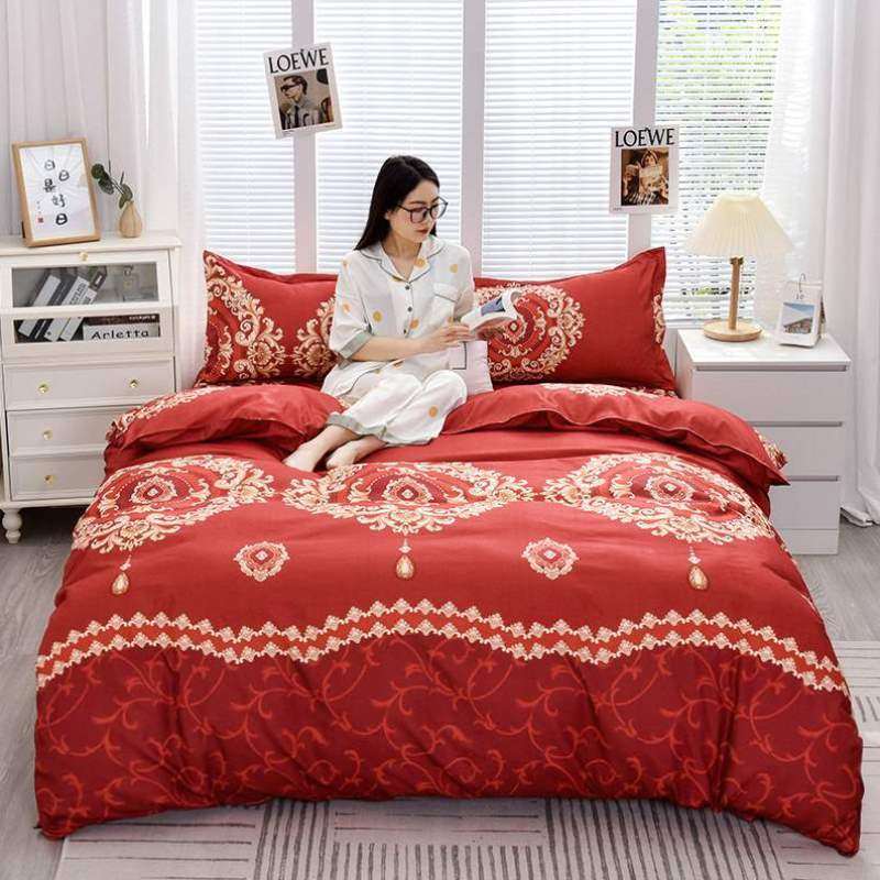 加大被棉单人被套四件套三件套双人床学生宿舍单件水洗单,床上用品,床品套件/四件套/多件套,淘宝优惠券,粉丝福利购,淘宝优惠卷