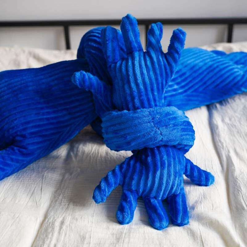 手掌女生午睡长条形夹克莱因风沙发蓝枕客厅颈腿枕枕抱北欧靠枕枕,节庆用品/礼品,创意抱枕,淘宝优惠券,粉丝福利购,淘宝优惠卷