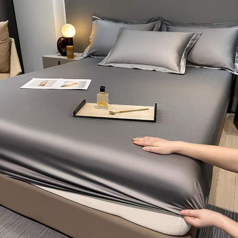 全棉床罩床垫150x200x180单件高端床笠长绒棉定制加高保护套加厚