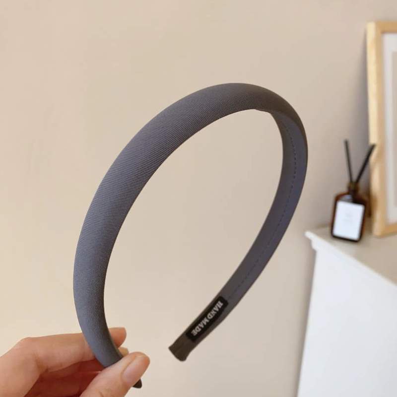 色系头箍2024ins女新款法式发饰复古箍细发高级感气质洗脸头饰咖