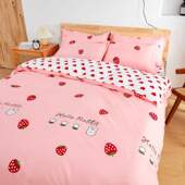 单人夏天宿舍米床被套单件 双人可爱被套2.01501.8被罩奶牛女1.5