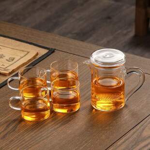 泡茶分离器杯内胆耐热杯子公道加厚唐述过滤红茶泡茶玻璃茶具茶水