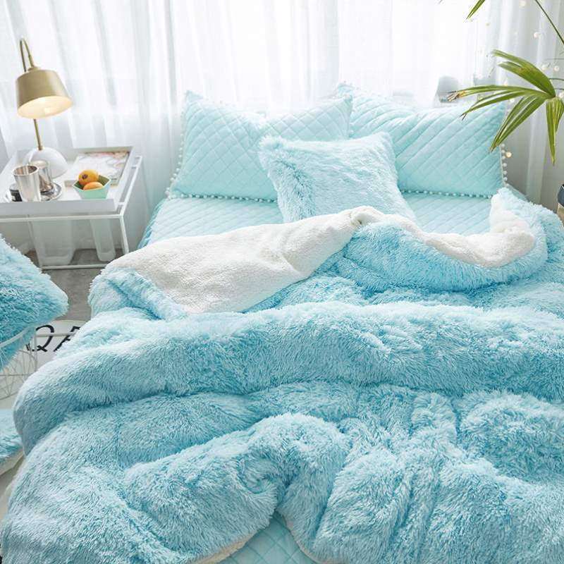 加厚绒单人被罩冬天被套学生宿舍单件羊羔绒毛绒双面珊瑚加绒冬季,床上用品,被套,淘宝优惠券,粉丝福利购,淘宝优惠卷