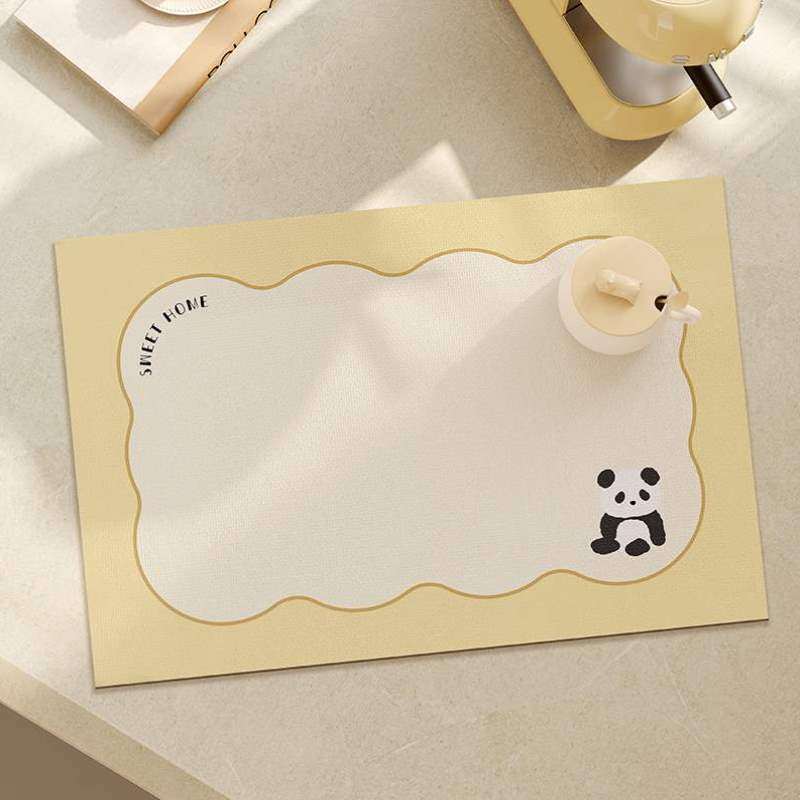 台面控水吸水垫咖啡机吧台厨房隔热碗筷泥垫可爱垫卡通沥水硅藻垫,居家布艺,厨房地垫,淘宝优惠券,粉丝福利购,淘宝优惠卷