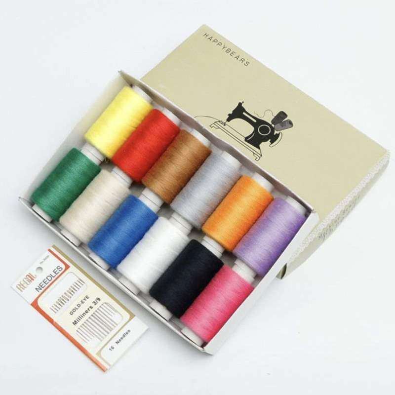 缝补手缝彩色缝衣服套盒针线缝纫线针线包家用402手工针线盒,居家布艺,线,淘宝优惠券,粉丝福利购,淘宝优惠卷