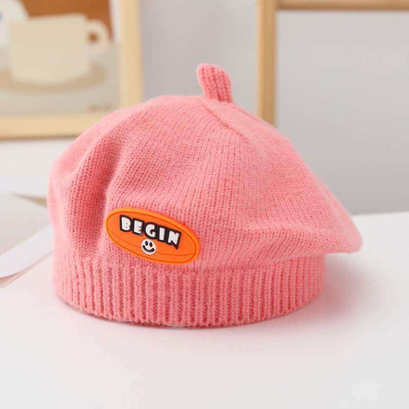 贝雷帽毛线帽帽婴儿针织画家帽宝宝秋冬季款女春秋帽子婴幼儿儿童,童装/婴儿装/亲子装,帽子,淘宝优惠券,粉丝福利购,淘宝优惠卷