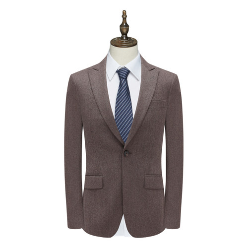 B1552鸟男式春秋西服 意大利绵羊毛一粒扣双开衩商务西装 223006