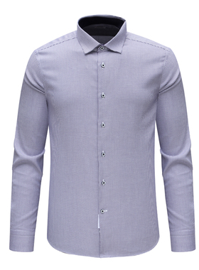 F3300KMQ男春秋免烫长袖衬衫 棉百搭商务休闲上衣产地越南