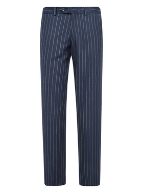 PA1潘春秋男式西裤 羊毛中腰修身商务休闲长裤 深蓝色191-05