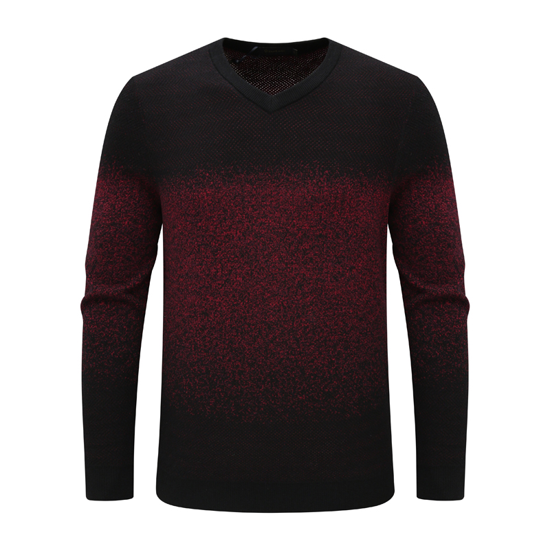 SF77圣男式羊毛衫舒适有弹力 羊毛休闲圆领套头毛衣