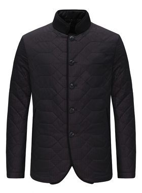 KL193凯LAI牌秋冬款男式棉衣 直排扣休闲保暖防风棉服外套