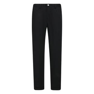 商务休闲长裤 棉中腰修身 黑色弹力 牛仔裤 PA5春秋厚度男式