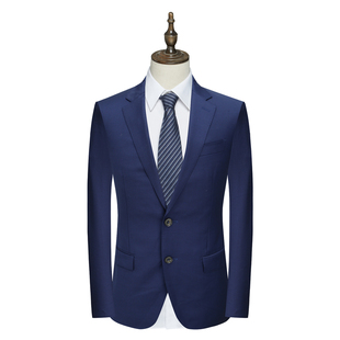 22F107 羊毛两粒扣无开衩商务西装 B1656鸟男式 春秋西服