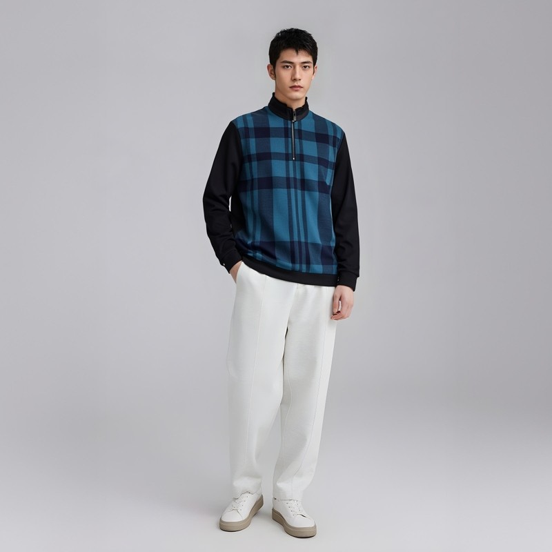 CA963 机场货 卡秋冬男式长袖针织衫 套头休闲商务上衣弹力舒适,男装,针织衫/毛衣,淘宝优惠券,粉丝福利购,淘宝优惠卷