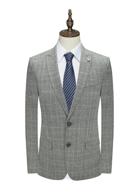 YW386依男春秋西服 羊毛120`S意大利面料两扣商务休闲西装 780002