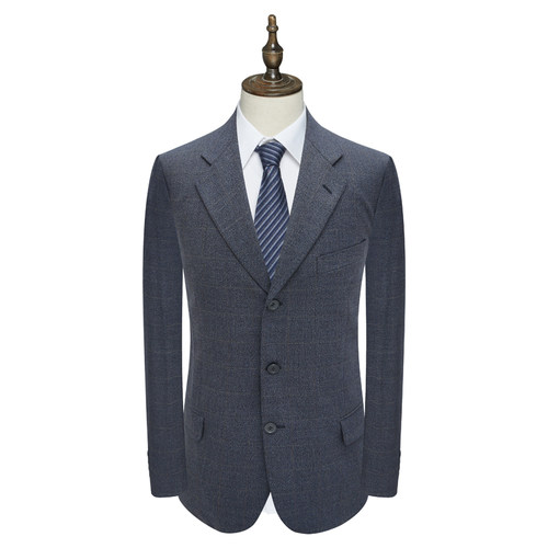 PL256丹春秋男式西服 羊毛三粒扣无开衩商务西装外套 D4187033