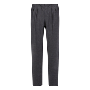 商务休闲长裤 羊毛意大利面料中腰修身 西裤 SA28萨BA蒂N春秋男式