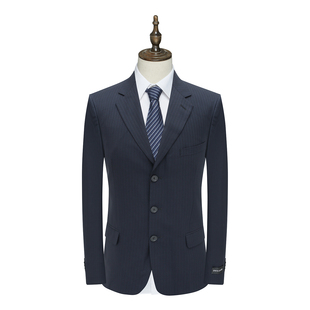 外套K8612828 羊毛三粒扣无开衩商务西装 PL120皮春秋男式 西服