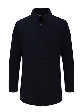 KL191凯LAI牌冬季男式毛呢大衣 羊毛休闲保暖外套时尚都市