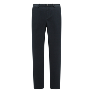 商务休闲长裤 棉中腰修身 深蓝色弹力 休闲裤 MY406美春秋厚度男式