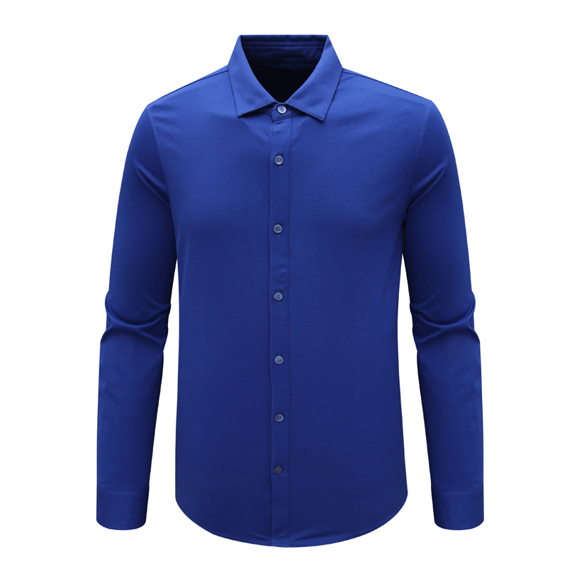 CA746 机场货 卡 春秋男式长袖衬衫 棉百搭商务休闲上衣弹力